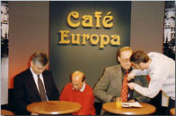 In Belgrad mit Premier Zoran Djindjic 2001